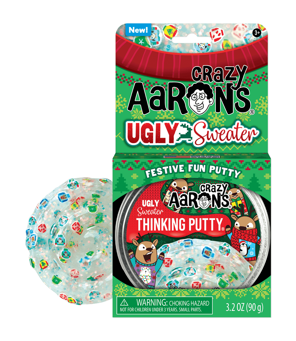 Crazy Aaron's® Thinking Putty® Hide Inside! Holiday - Ugly Sweater