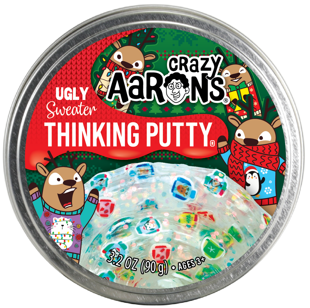 Crazy Aaron's® Thinking Putty® Hide Inside! Holiday - Ugly Sweater