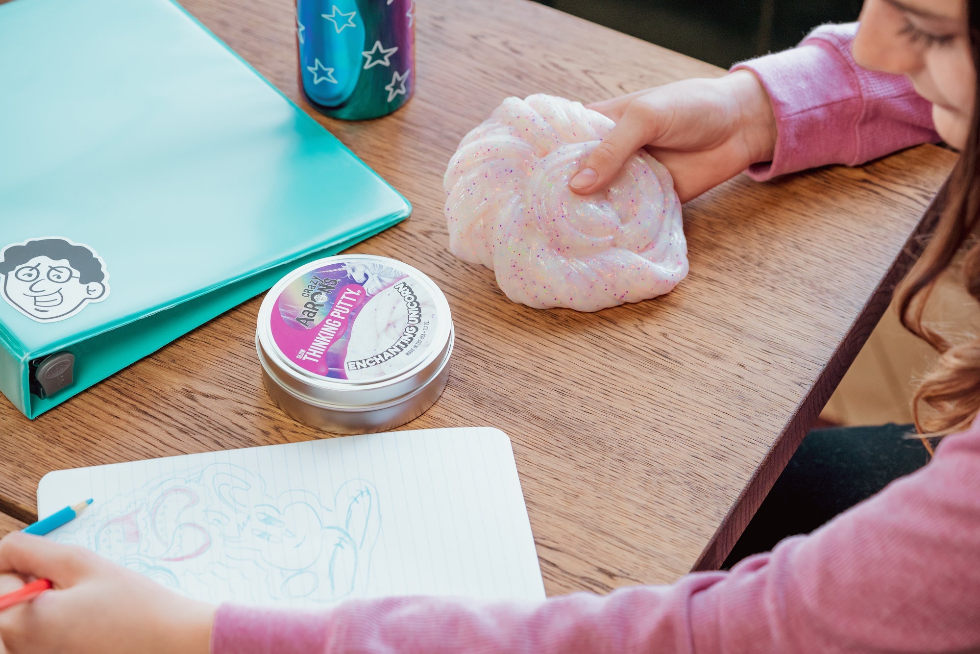 Crazy Aaron's® Thinking Putty® GlowBrights: Enchanting Unicorn