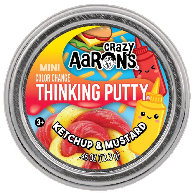 Crazy Aaron's® Thinking Putty® Mini - Ketchup & Mustard